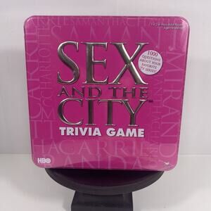 Sex and The City TV Show Trivia Game in Tin Factory Sealed 2004 Sealed NEW